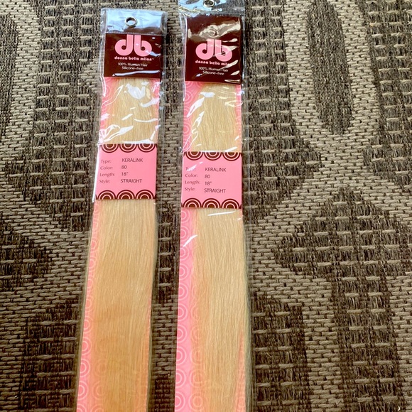 donna bella Hair Donna Bella Kera Link Straight 8 Extensions Color